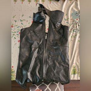 Leather Motorcycle Chaps